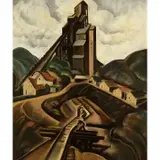 William J. Scott, Factory, Pastel