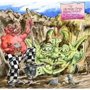 S. Clay Wilson, The Checkered Demon Digging Himself, Ink