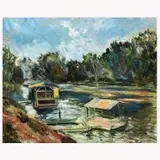 Lucien Adrion, River Scene