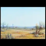 Exa Wall, Lonely Land, Oil on canvas