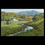 Wayne Wolfe, A Quiet Pool, Oil on masonite