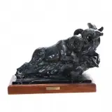 Sherry Sander, Sheep in Snow, bronze