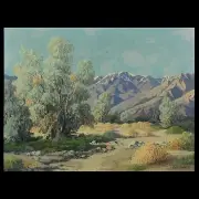 Carl Sammons, Palm Springs Desert, oil on canvas