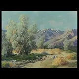 Carl Sammons, Palm Springs Desert, oil on canvas
