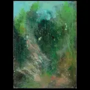 Dora Maar, Composition in Green, oil on canvas
