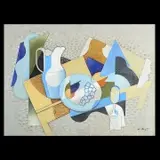 Bela de Kristo, Cubist Still Life, oil on canvas