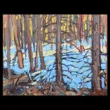 John William Beatty, Wood Lands, oil on panel