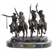 Coming through the Rye by Frederic Remington, bronze, sold Nov 2020