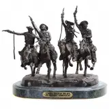 Frederic Remington, Coming through the Rye, bronze