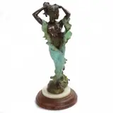 Howard Rogers, Woman with Green Slip, 1988, bronze