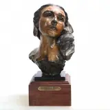 Sherry Salari Sander, Montana Indian Maiden, 1988, bronze