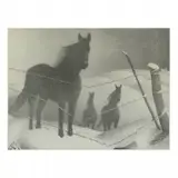 Grant Wood, February, lithograph