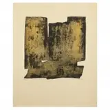 Pierre Soulages, Eau Forte XII, etching and aquatint