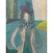 Jean Varda, Garden Party at Marian Williards, 1940, mixed media