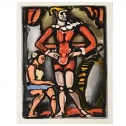 Georges Rouault, Master Arthur (pl. 11 from Cirque de lEtoile Filante), Color aquatint