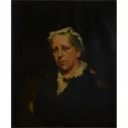 Henry Jones Thaddeus, Portrait of Queen Victoria, oil on canvas