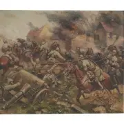 Battlescene by Paul Émile Léon Perboyre, oil on canvas, sold Jan 2021