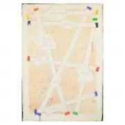 Jasper Johns, Sketch from Untitled I, from Casts from Untitled, 1974, lithograph