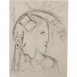 Marc Chagall, De Mauvais Sujets, Pl 9, etching