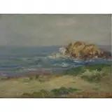 Bertha Stringer Lee, Coastal, oil on board