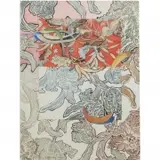 Marie Brumond, Thinking of Cathay, 1977, watercolor on paper