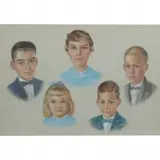 Margaret Keane, Portrait of the Beamer Children 1955