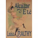 Jules Chéret, Alcazar det Louise Balthy, 1893, lithograph