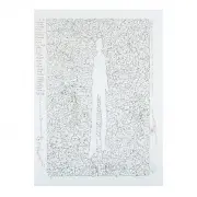 Mr. Nobody by William T. Wiley, lithograph, sold Feb 2021