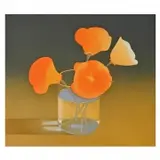 Mark Adams, California poppies, 1981, aquatint
