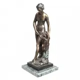 Étienne Maurice Falconet, La Baigneuse, bronze