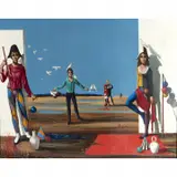 Jean Pierre Serrier, Colombes, 1966, oil on canvas