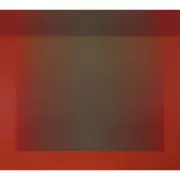 John Day, Untitled, (Red Abstract), 1979, acrylic