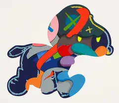 STAY STEADY by Kaws, 2015, Screenprint in colors, on Saunders Waterford paper, with full margins, sold Apr 2025