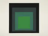I-S j (D. 220) by Josef Albers, 1973, Screenprint in colors, on heavy etching paper, with full margins, offered Apr 2025