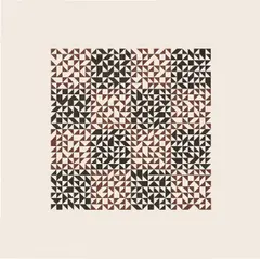 Anni Albers, Second Movement IV (T. 16, W. & D. 57), 1978, Etching and aquatint in colors, on Arches Cover paper, with full margins