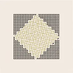 Anni Albers, Second Movement V (T. 17, W. & D. 58), 1978, Etching and aquatint in colors, on Arches Cover paper, with full margins