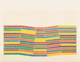 Frank Stella, Furg, from Merce Cunningham Portfolio (S. 1975.01F, G. 583, A. 106), 1975, Screenprint and offset lithograph in colors, on Arches paper, with full margins