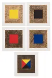 Pat Steir, Drawing Lesson, Part II (Color), 1978, The complete set of five etchings with drypoint in colors, on wove paper, with full margins, with colophon, all loose (as issued), all contained in the original paper and linen covered portfolio