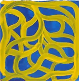 Sol LeWitt, Untitled [Loopy Doopy], 1999, Unique tempera drawing in colors, on wove paper