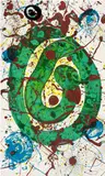 Sam Francis, For the Blue Sons of the Air (SFS-336) (L. S21), 1990, Screenprint in colors, on PTI Supra paper, the full sheet
