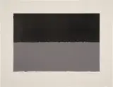 Brice Marden, Gulf, from New York 10/69 (L. 16), 1969, Lithograph in black and grey, on Rives BFK paper, with full margins