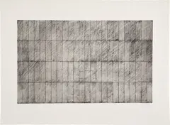 Brice Marden, Grid II (L. 18), 1971, Etching and aquatint, on Rives BFK paper, with full margins