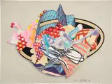 Aiolio, from Imaginary Places III (A. 255) by Frank Stella, 1998, Lithograph, screenprint, etching, aquatint and relief in colors, on TGL handmade paper, with full margins, sold Apr 2025