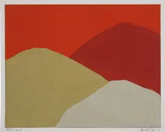 Etel Adnan, Untitled #213, 2013, Archival pigment print in colors, on cotton rag fine art paper, with full margins