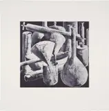 Tony Cragg, Laboratory Still Life No. 4, 1988, Etching and aquatint, on Somerset Textured paper, with full margins