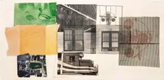 5:29 Bay Shore (S. 111) by Robert Rauschenberg, 1981, Monumental lithograph in colors with Kitakata Chine collé, on Arches 88 paper, with full margins, sold Apr 2025