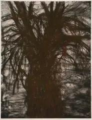 The Tree Covered with Rust (D'O. & F. 83) by Jim Dine, 1981, Etching in colors with electric tools, on Arches paper, with full margins, sold Apr 2025