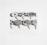 Wayne Thiebaud, Little Suckers, 1971/2014, Aquatint, on Somerset paper, with full margins