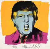 Deborah Kass, Vote Hillary, 2016, Screenprint in colors, on Stonehenge paper, the full sheet