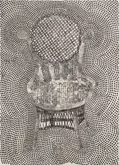 Ruth Asawa, Chair (TAM.1558, Addie's Chair (Positive)), 1965, Lithograph, on Rives BFK paper, the full sheet